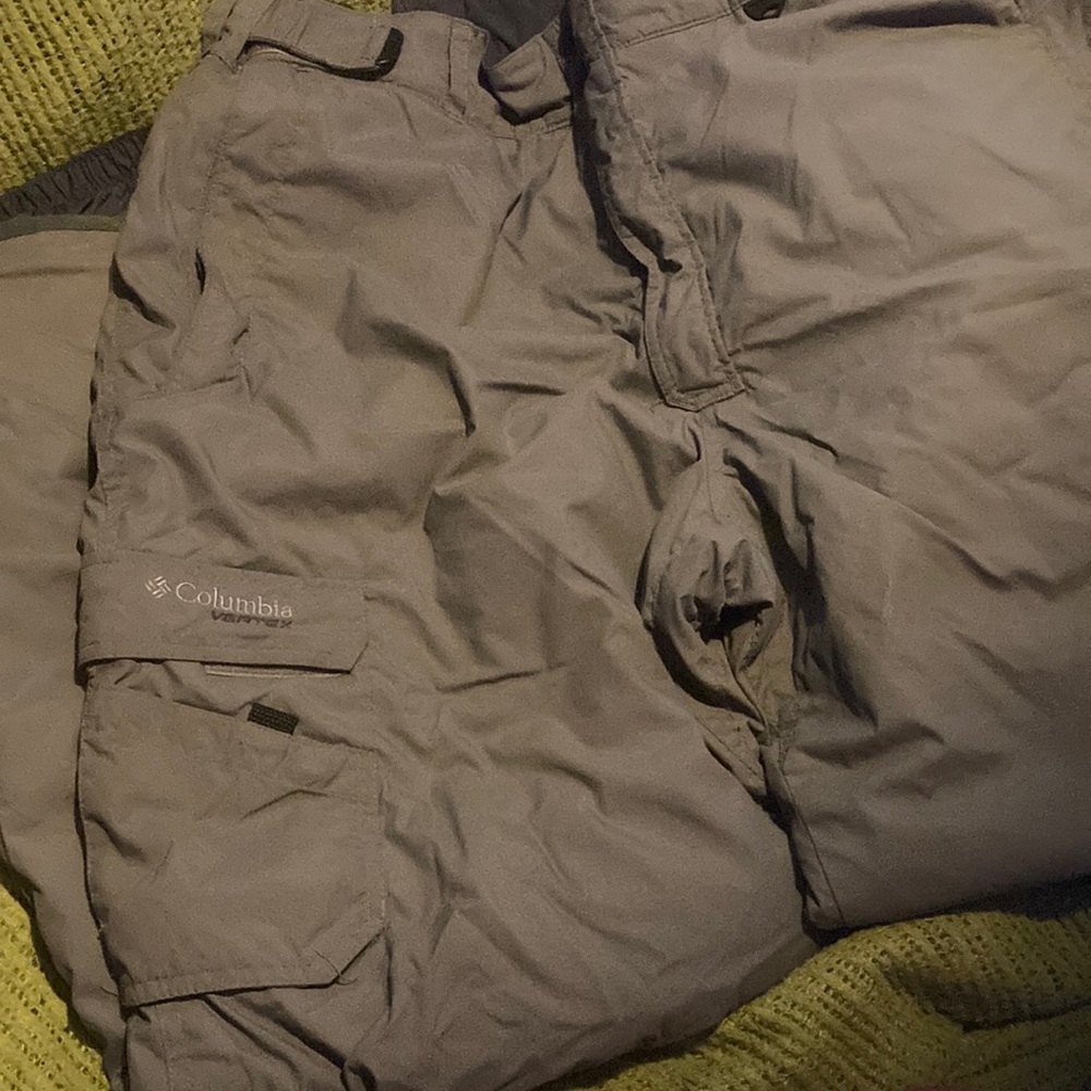 Columbia XL vertex winter/snow pants grey, excellent condition